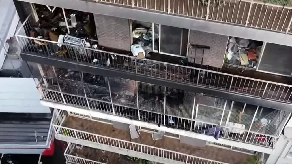 Trágico incendio en Recoleta