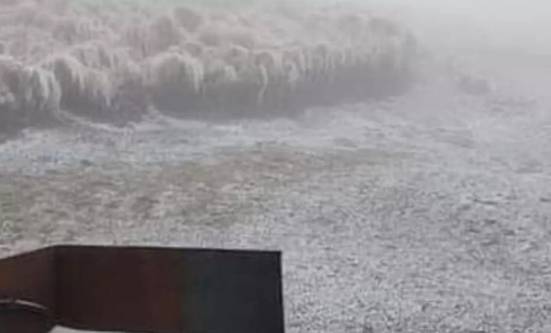 Nieve en Córdoba. El manto blanco sobre una de las sierras más importantes de la provincia. Foto de Traslasierra Noticias.