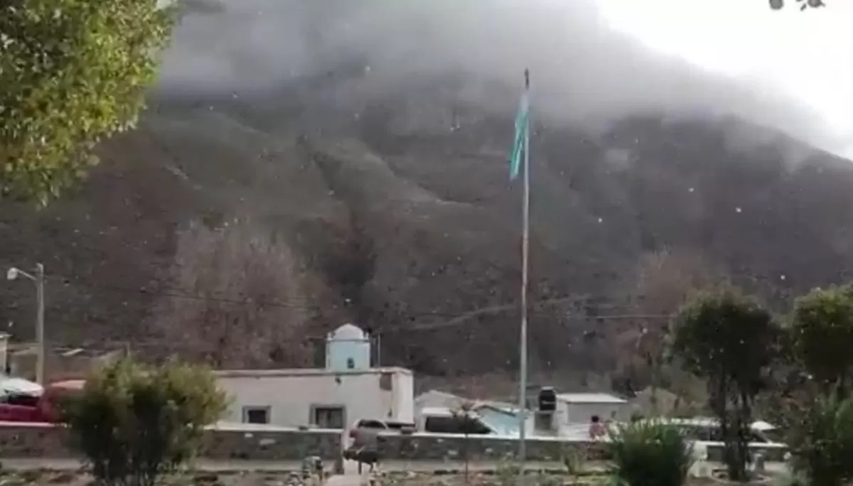 Nieve en Jujuy. Hace algunos días nevó en Caspalá. Foto El Tribuno.