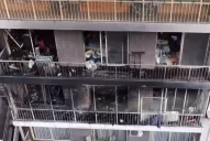 Incendio en Recoleta: el padre de la familia intentó salvarlos pero murieron la madre y cuatro de sus hijos