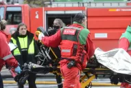 Incendio en Recoleta: el emotivo reencuentro de una mujer con su hijo