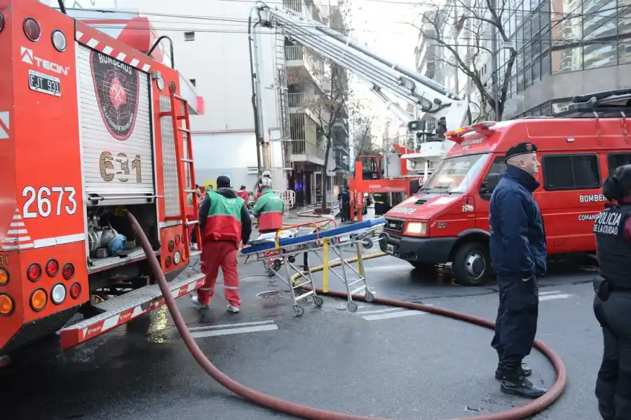 SAMEC trabaja en la zona del siniestro