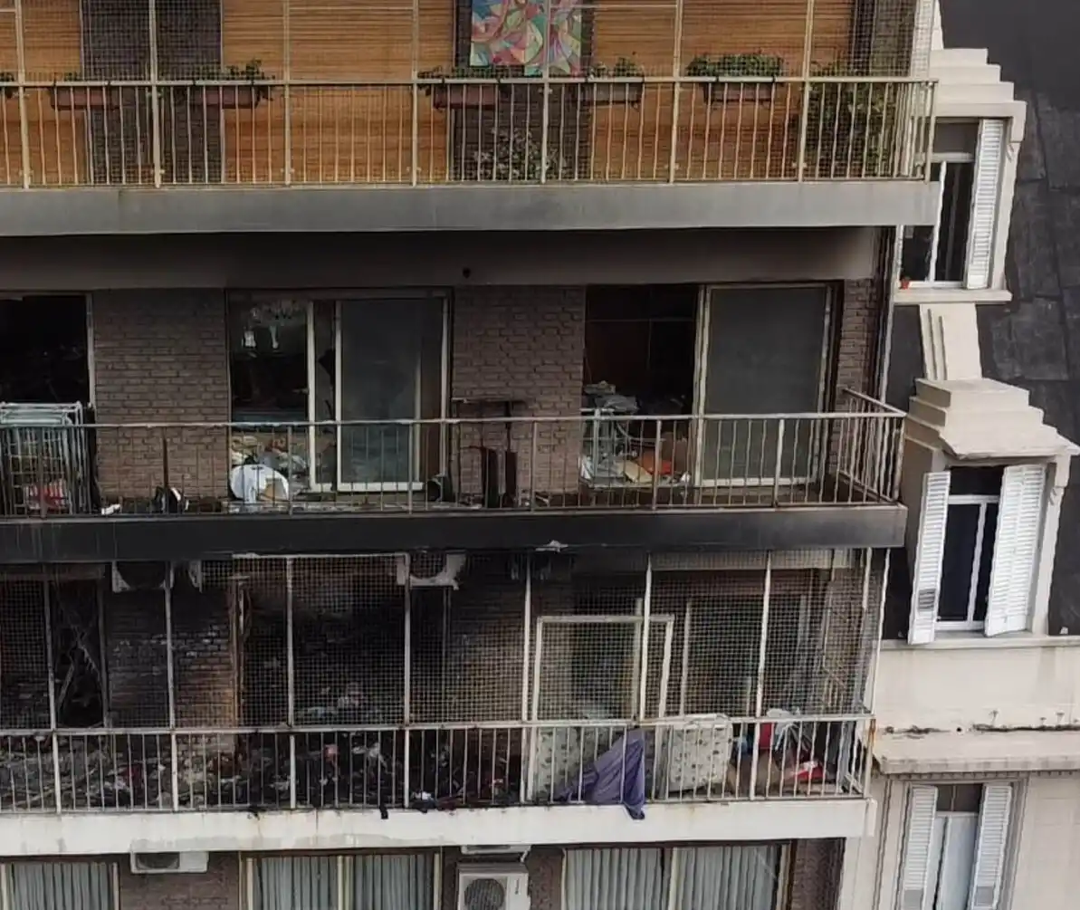 Trágico incendio en Recoleta