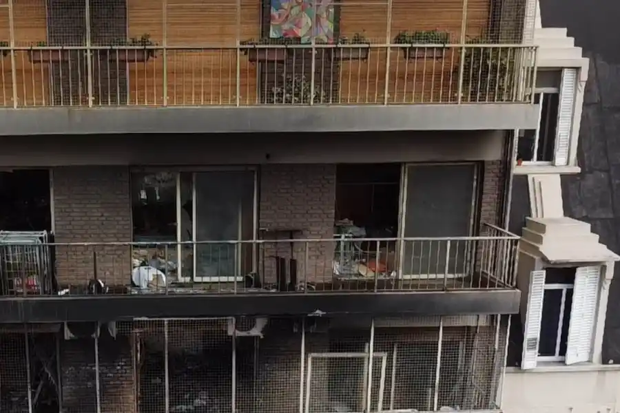 Trágico incendio en Recoleta