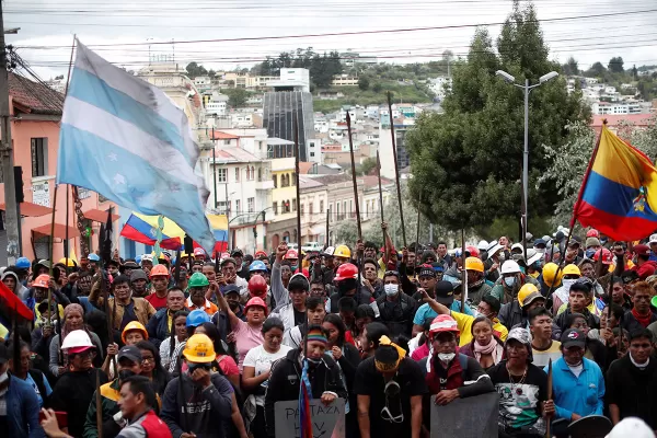 La protesta en Ecuador no se calma