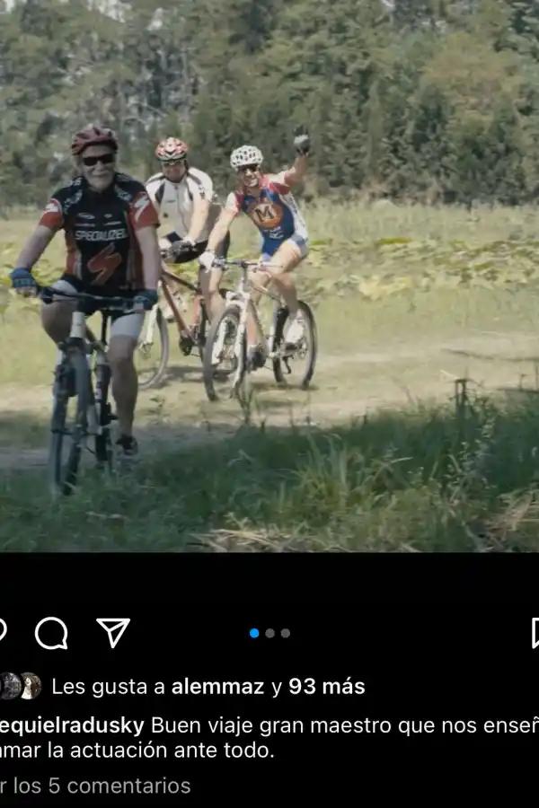 El adiós de Ezequiel Radusky.