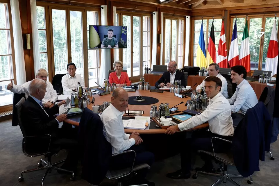 G7. Los representantes de las siete potencias industriales se reunieron en Alemania. Foto de Reuters