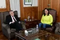 La legisladora Alperovich se reunió con Jaldo en la Casa de Gobierno: los temas que trataron