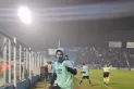 Kevin Isa Luna hizo su precalentamiento cantando las canciones como un hincha más de Atlético