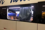 Piedrazos al colectivo de Boca en la previa al duelo con Corinthians