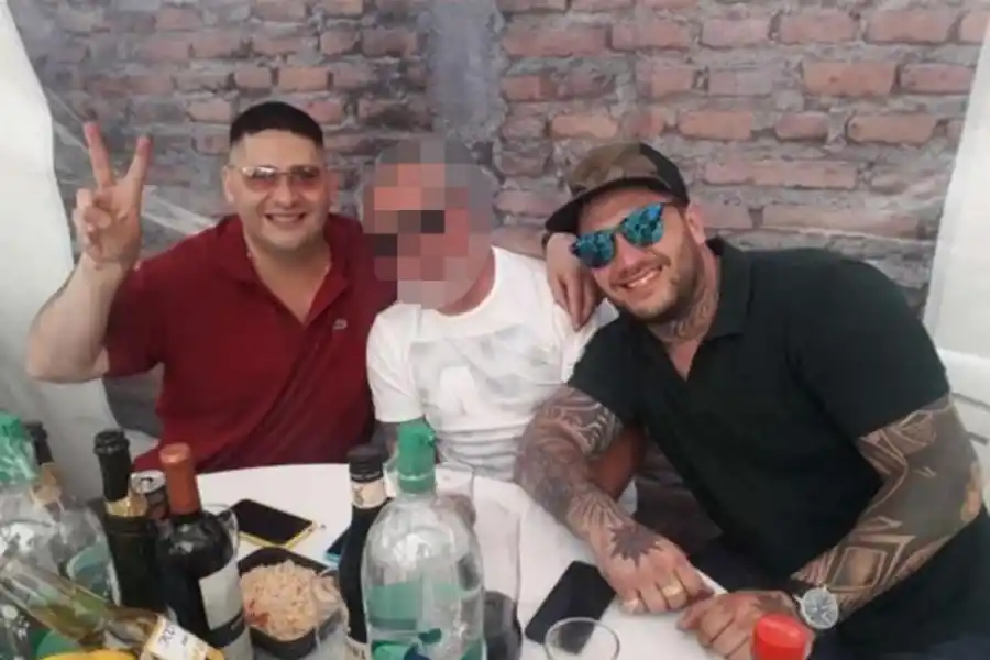 PRUEBA. Pinna aparece en una reunión con Walter “Kuky” Caro. 