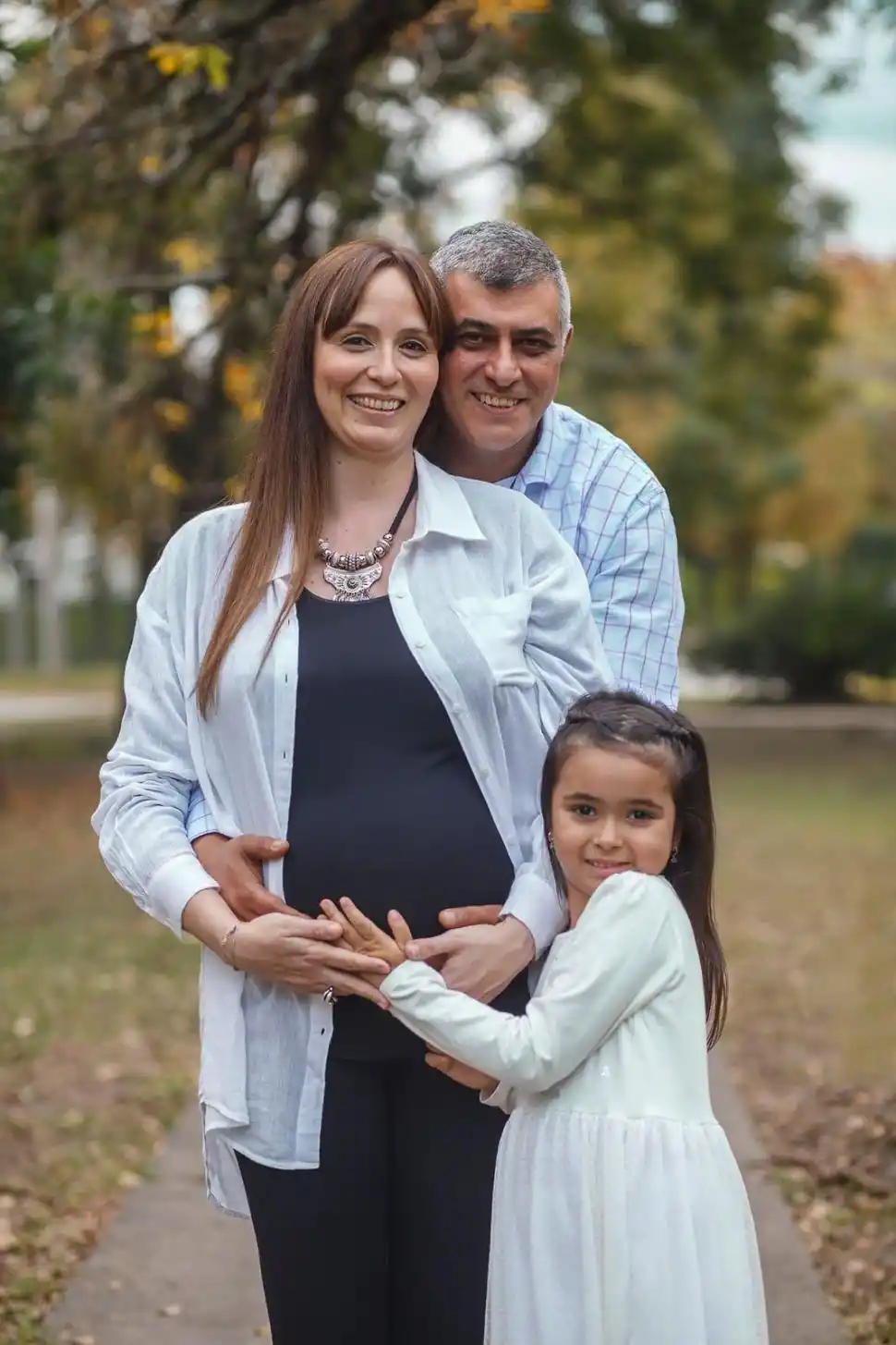 UNA GRAN BENDICIÓN. Flavia Mole disfruta cada momento con su pequeña Amparo.