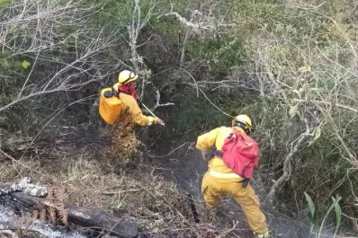 Un incendio forestal cerca de Machu Picchu