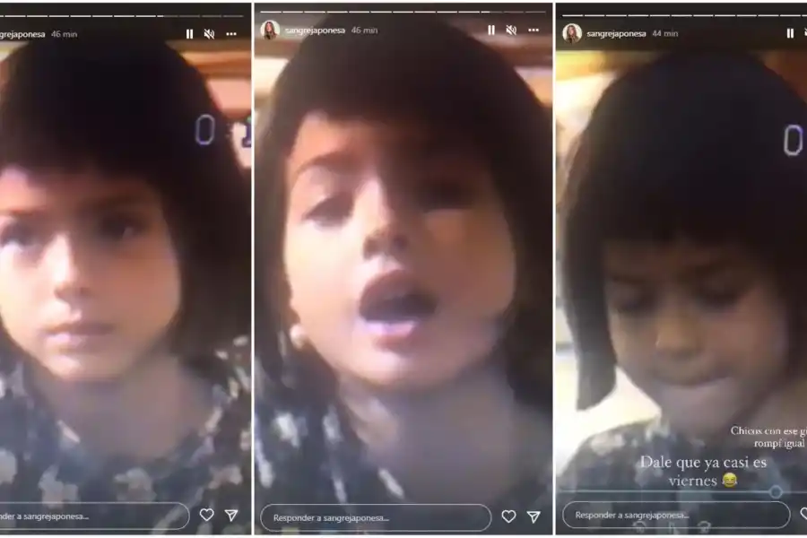 La “China” Suárez compartió un video inédito de su infancia cantando un tema de “Chiquititas”