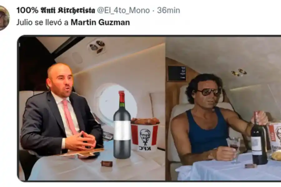 Memes en Twitter por la renuncia de Martín Guzmán