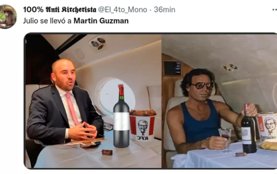 Memes en Twitter por la renuncia de Martín Guzmán