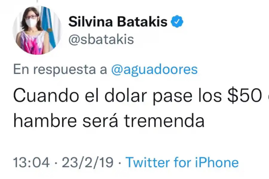 Cinco tuits que definen a Silvina Batakis, nueva ministra de Economía