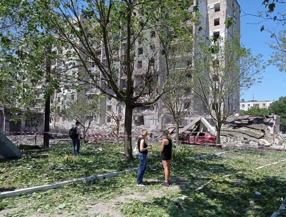 DEVASTACIÓN TOTAL. En la zona de Odesa, una de las más ricas de Ucrania, los ataques son incesantes. reuters