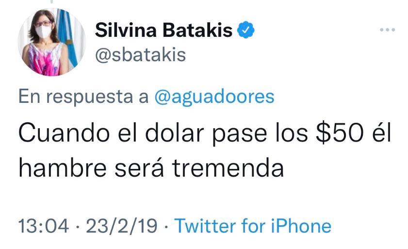 Cinco tuits que definen a Silvina Batakis, nueva ministra de Economía