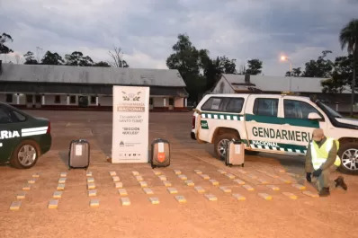 Secuestraron más de 58 kilos de marihuana en un control realizado en Corrientes