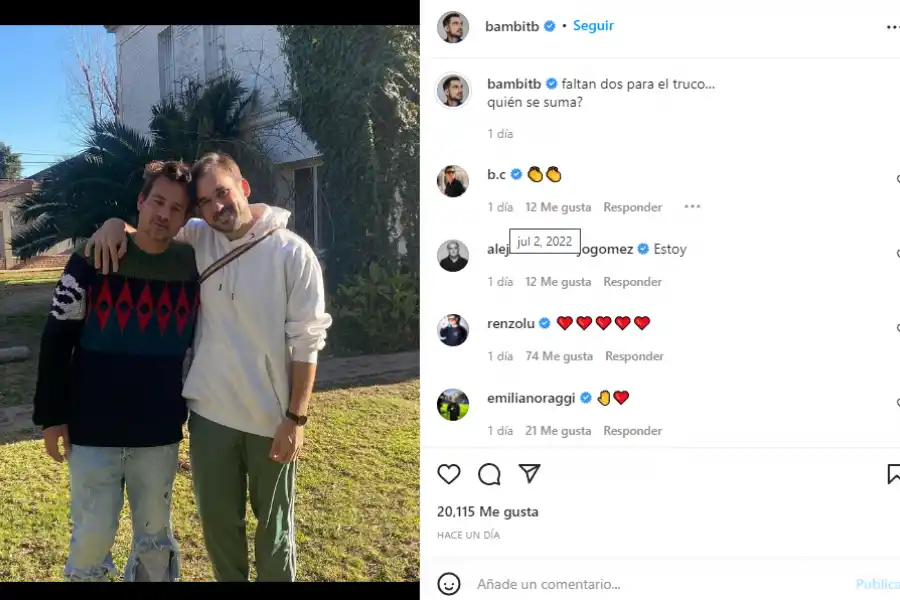 Chano y su hermano Bambi