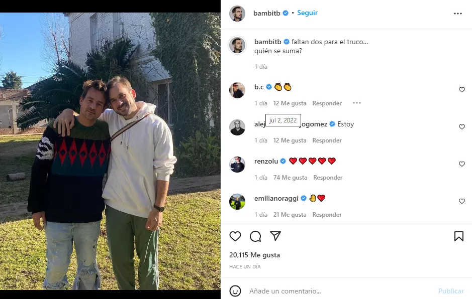 Chano y su hermano Bambi