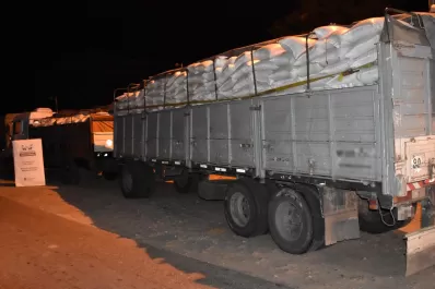 Detectan el traslado ilegal de 60 toneladas de granos de soja en dos camiones