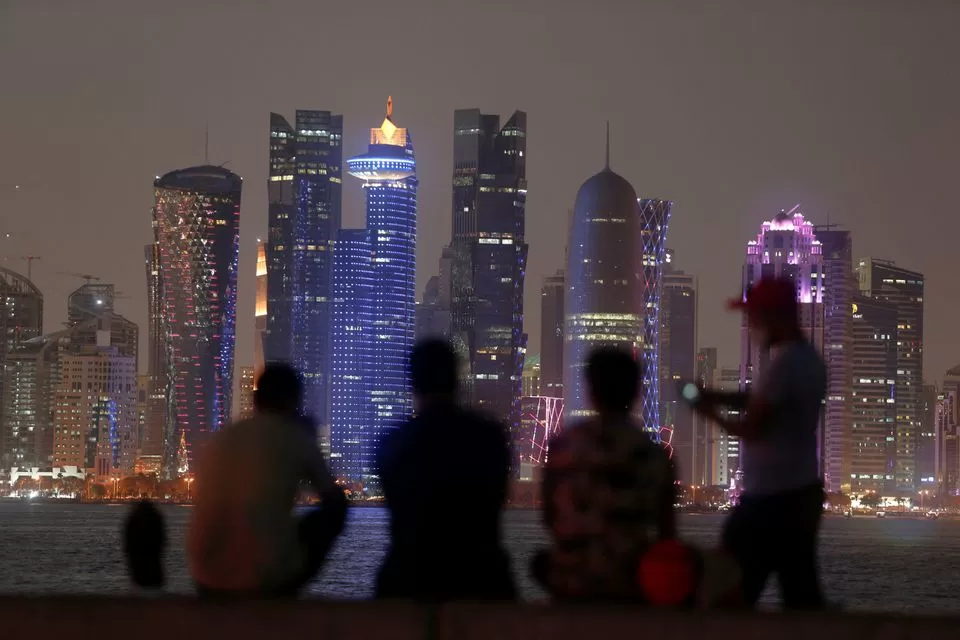 Vista general del distrito de negocios en Doha, Qatar, 3 de septiembre de 2021. 