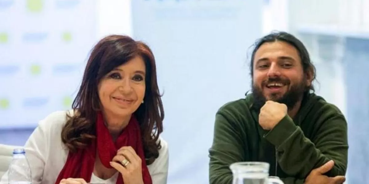 Cristina Kirchner y Juan Grabois durante un encuentro en el Instituto Patria. Foto tomada de: cronista.com.ar