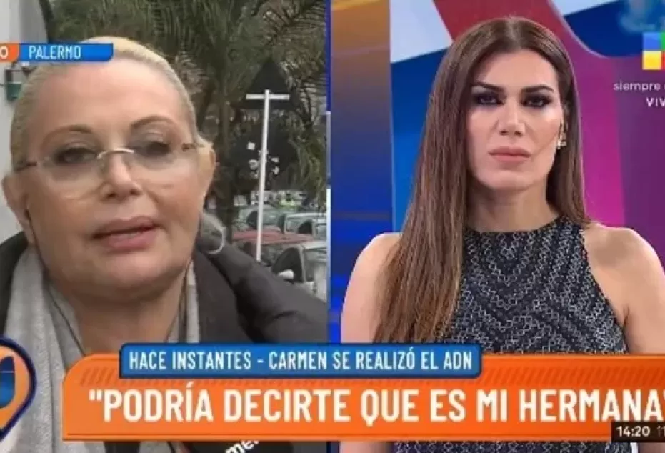 Video: Carmen Barbieri se enteró en vivo del resultado de ADN que se hizo con su supuesta hermana