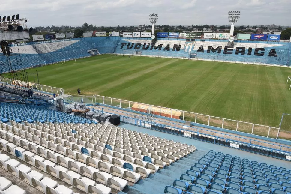 MODERNIZADO. La última visita de Los Pumas a Tucumán fue la doble serie con Francia en 2016, por el Bicentenario. Desde entonces, el estadio de Atlético ha recibido numerosas refacciones y mejoras.  
