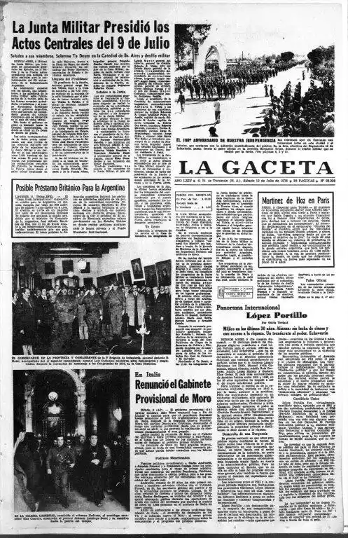 El de 1976, poco después del golpe. 