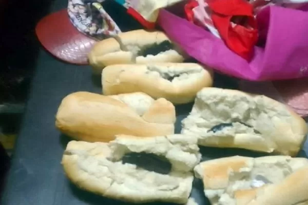 En un pan intentó pasar drogas para un familiar preso