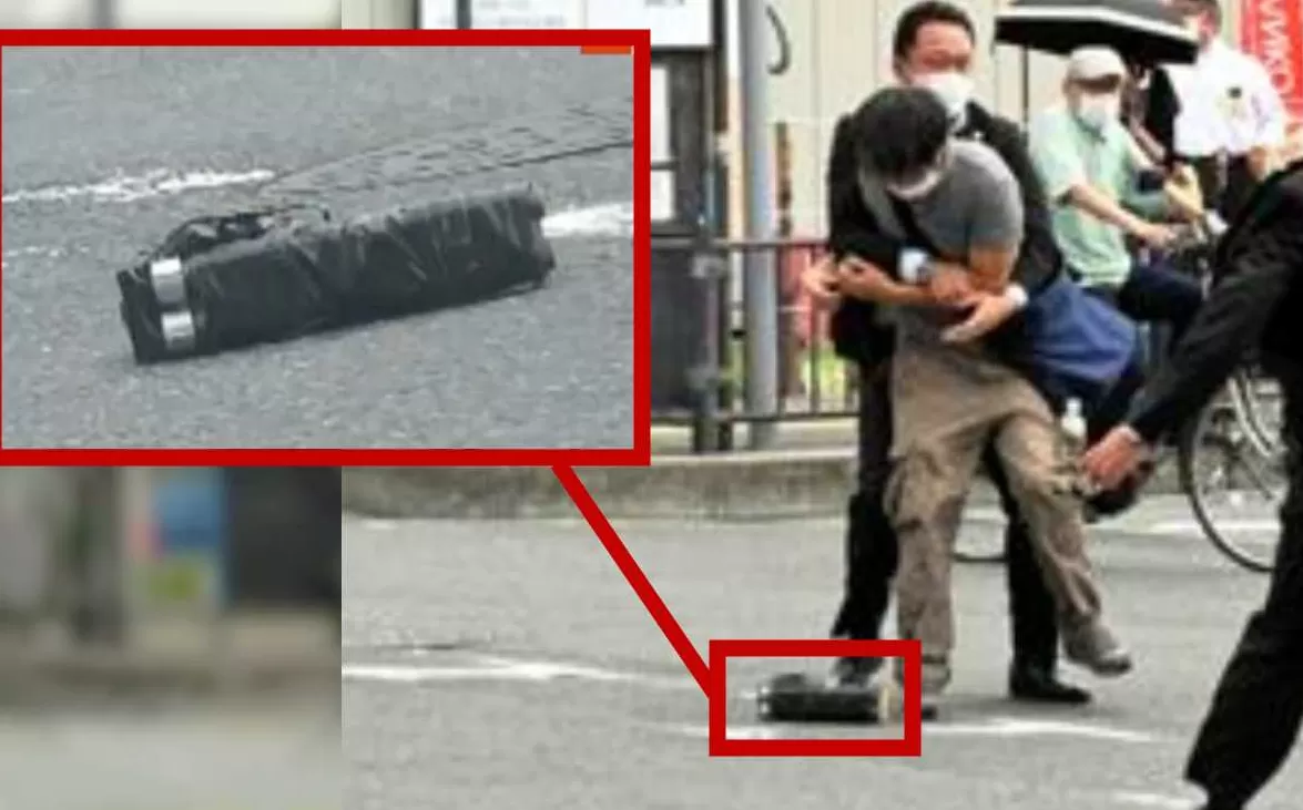 Arma utilizada para el asesinato de Shirzo Abe