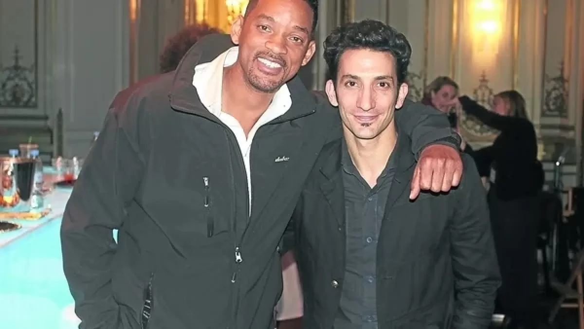 Juan Minujín compartió una escena con Will Smith en la pelicula Focus.
