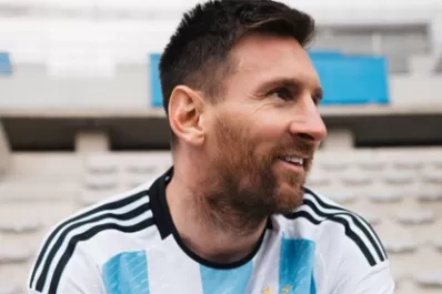 Así es la nueva camiseta que usará la Selección Argentina en Qatar 2022