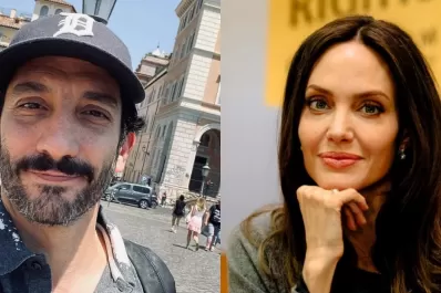 Juan Minujín está filmando una película junto a Angelina Jolie