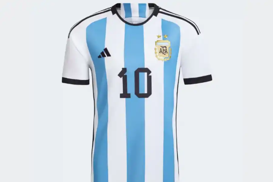 Así es la nueva camiseta que usará la Selección Argentina en Qatar 2022