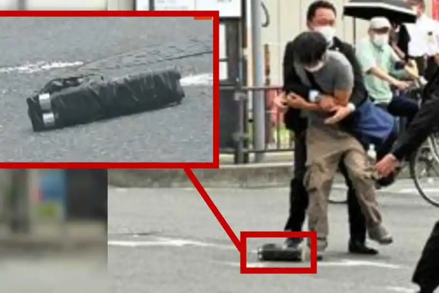 Arma utilizada para el asesinato de Shirzo Abe