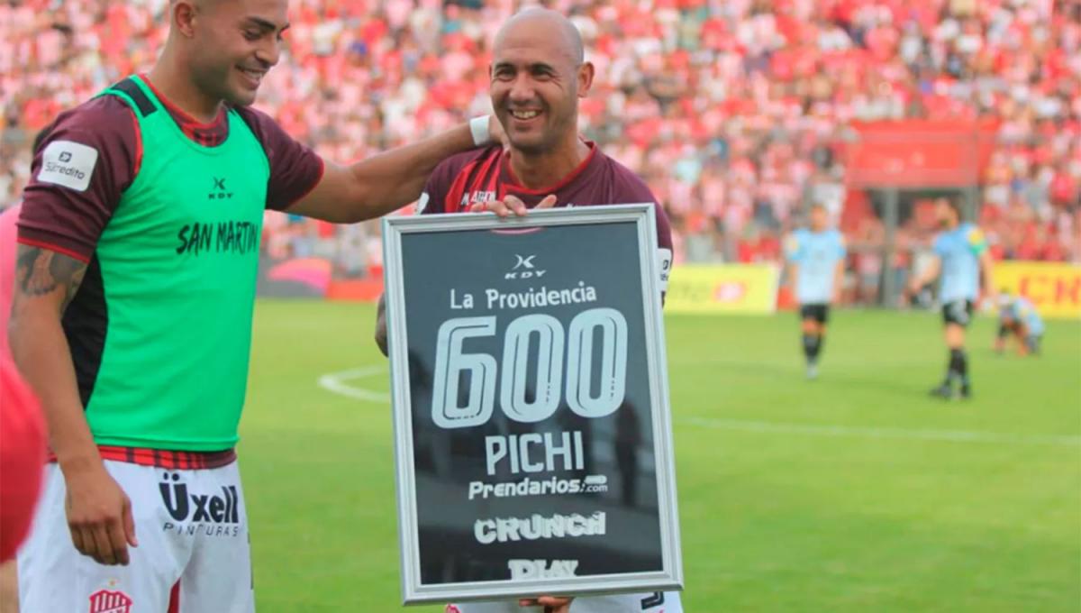 RÉCORD. Mercier cumplió los 600 partidos como profesional con la camiseta de San Martín, en 2019.