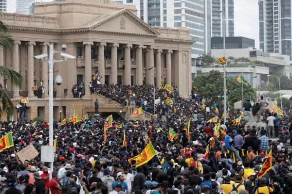 Sri Lanka: estos son los videos virales de la toma de la residencia presidencial
