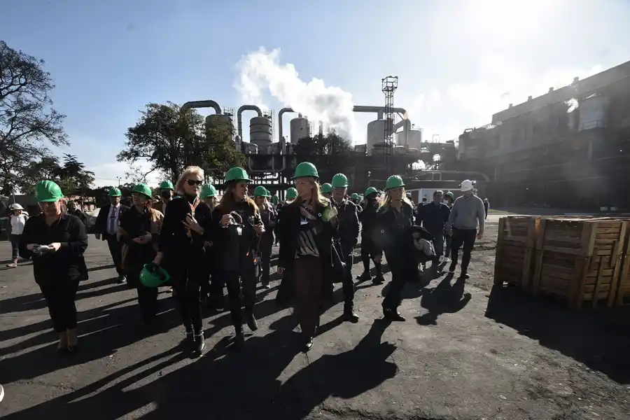INDUSTRIA MADRE. Los parlamentarios recorrieron el ingenio La Florida. 