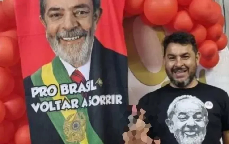 Policía entró gritando a favor de Bolsonaro al cumpleaños de un dirigente del partido de Lula y lo mató a tiros.