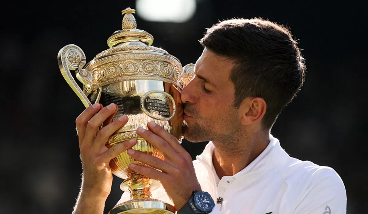 RÁNKING. Novak Djokovic cayó al puesto 7° de la ATP, pese a haber ganado Wimbledon.