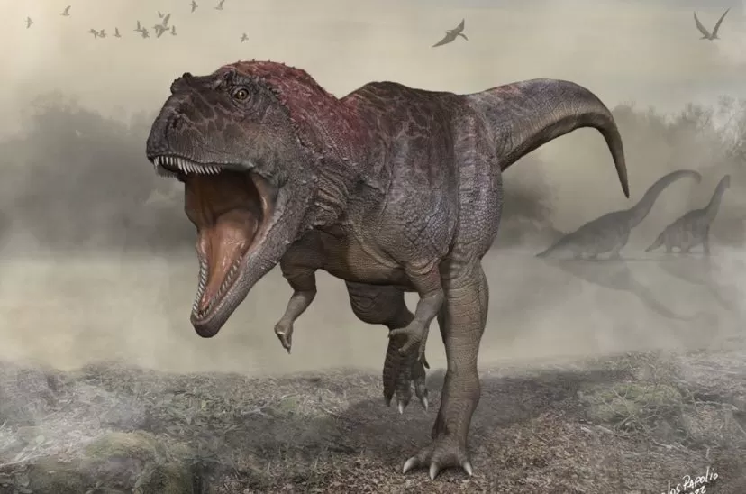 REPRESENTACIÓN. Similar a este dinosaurio es la nueva especie hallada, que se bautizó  Meraxes gigas. 