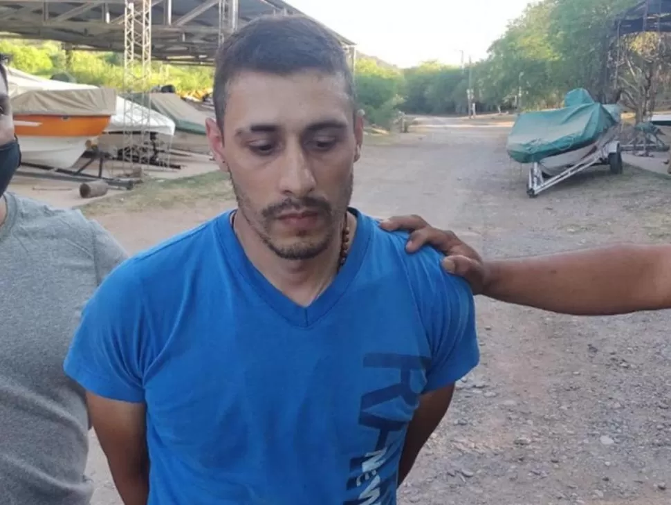 LA CAÍDA. Roberto Rejas fue detenido en una camping salteño.  