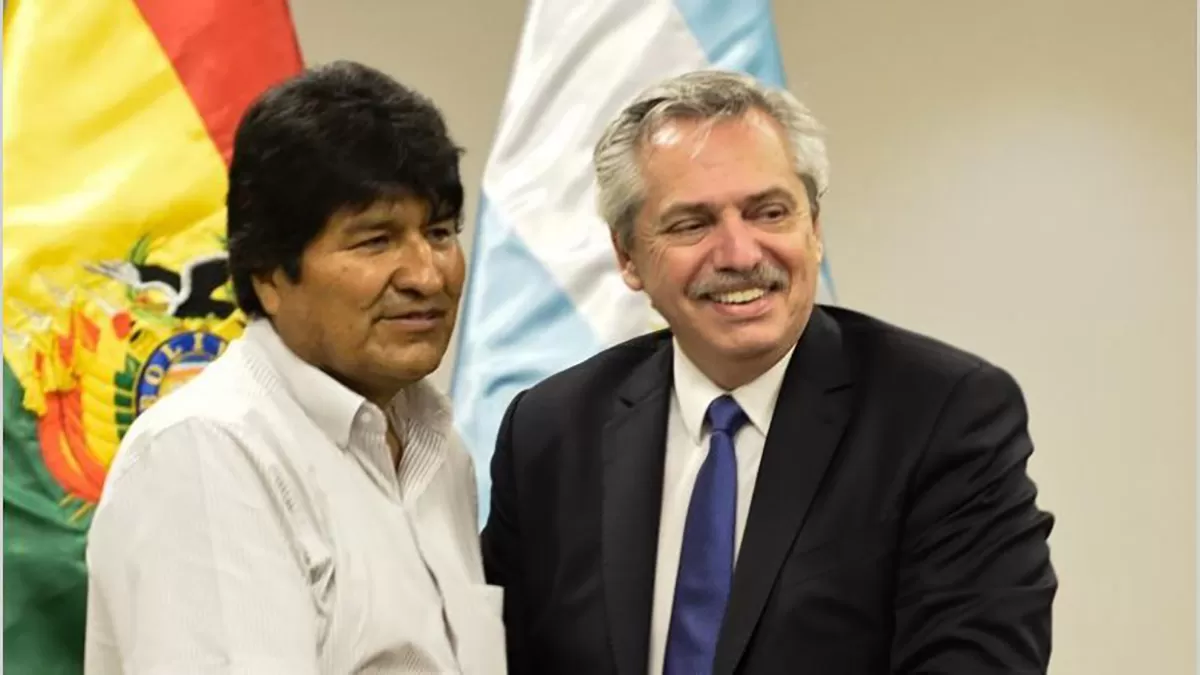 Evo Morales y Alberto Fernandez