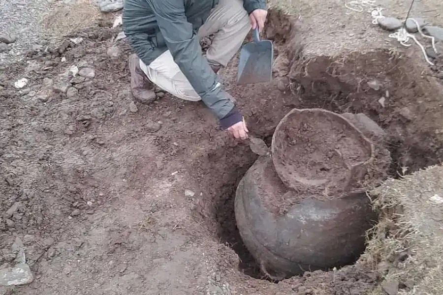 HALLAZGO arqueológico en El Cadillal. 