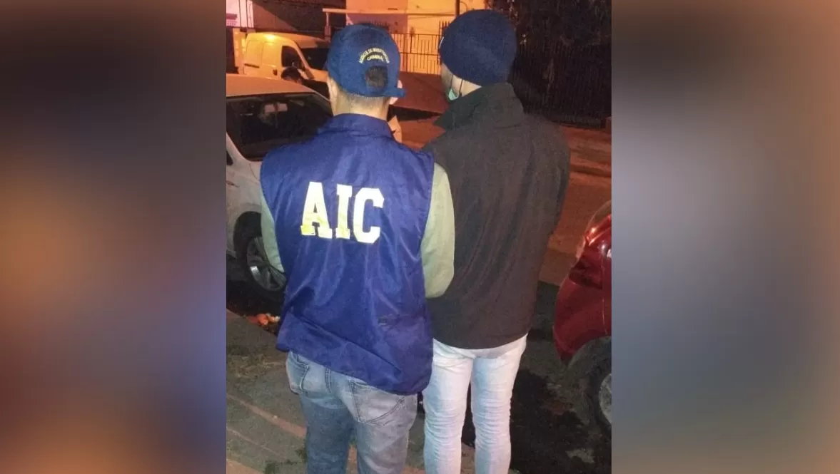 Gonzalo Koller al momento de su detención