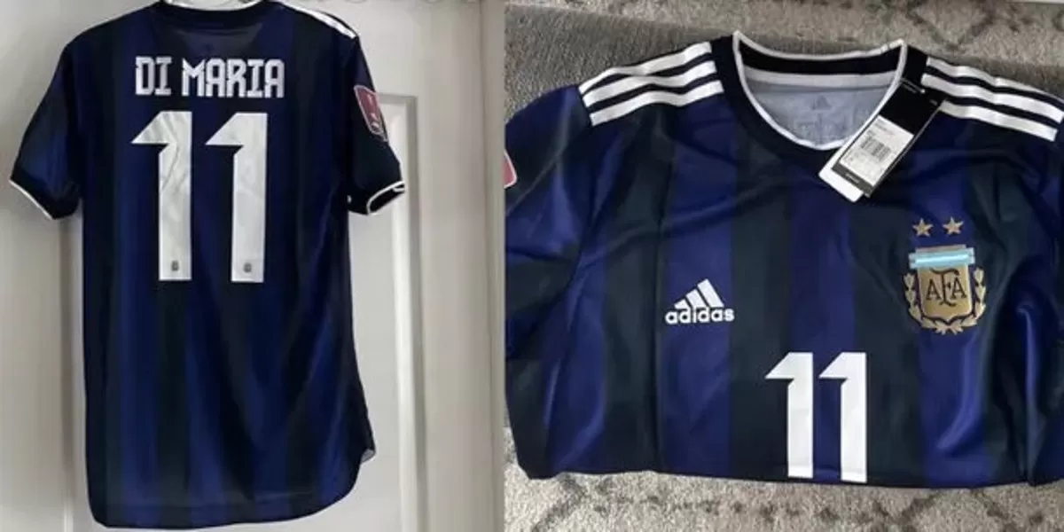 Así sería la camiseta suplente de la Selección argentina para Qatar 2022